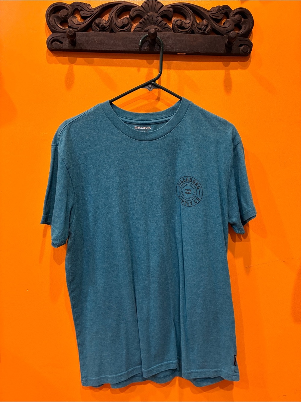 Billabong Teal Short Sleeve Crew Neck T-Shirt